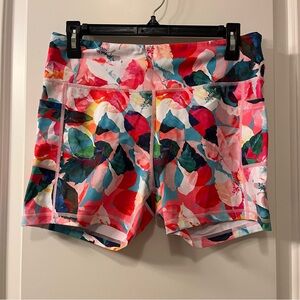 ZYIA Floral Pocket Light N Tight Hustle Shorts 🦄 retired item!